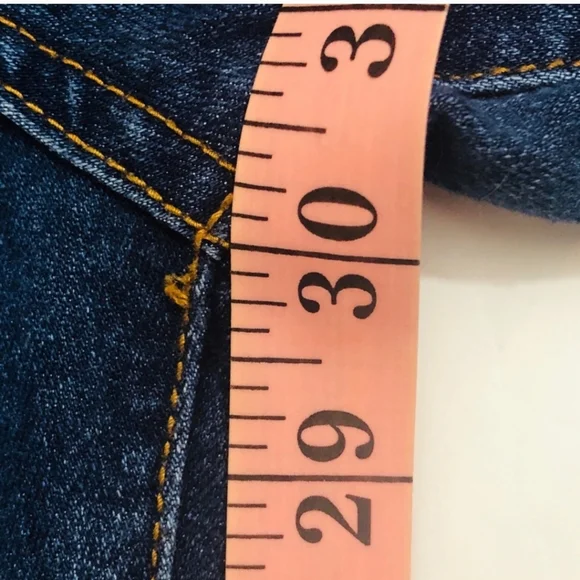 B & G Brand Skinny Distressed Blue Jeans Junior Size 5 - Picture 9 of 9